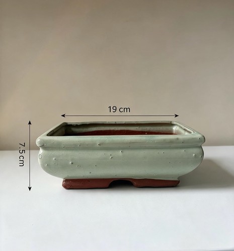 Handmade ceramic bonsai pot - ceramic,