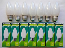 7x 25w E27 Edison Screw Old Fashioned Type Incandescent Candle Lamps Proper Bulb