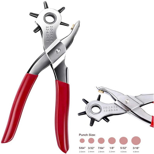 Leather hole punch - leather,