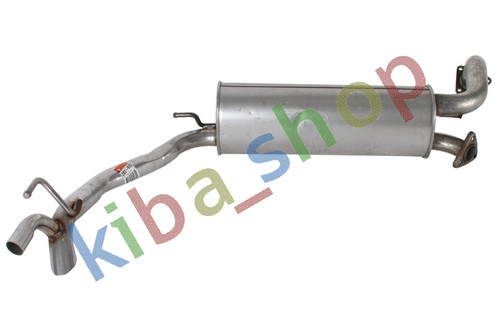 Exhaust system rear silencer - exhaust,