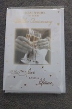 Golden Wedding Anniversary Cards - 50 Years - IncludesMum & Dad - Various