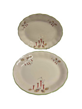 Grindley Creampetal Oval Platters Set of 2 Vine pattern Art Deco Antique