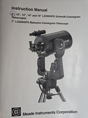 Meade 200 gps - 8",