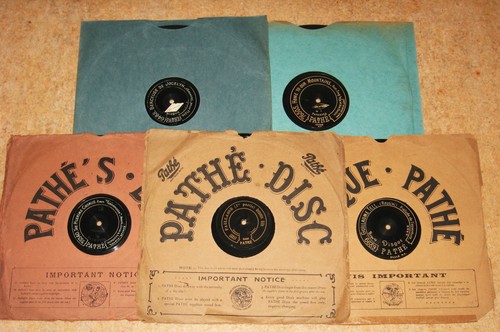 Pathe disc records - disc,