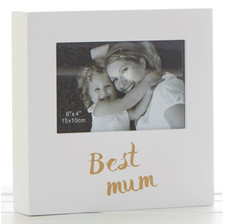 Best Mum Picture Photo White