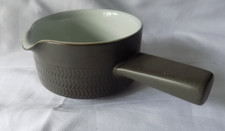 Denby CHEVRON   Sauce Boat     Olive Green