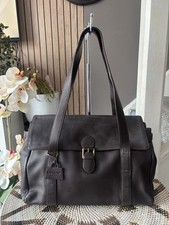 Marks And Spencer Real Brown Leather M&S Handbag Over Shoulder Bag