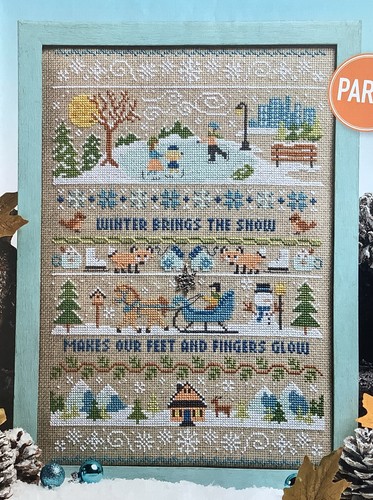 Cross stitch chart winter - stitch,