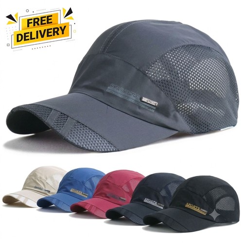 Men quick dry running - quick, cap