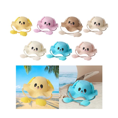 Bunny straw hat cap beach - hat,