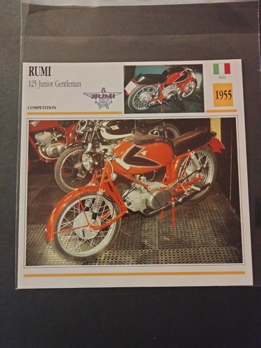 Rumi 125 junior - gentleman, 1955