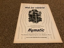 AC39 ADVERT 11X8 HYMATIC ENGINEERING CO LTD - HOT AIR CONTROL