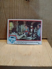 1978 Dc Comics Superman Cards: #60 Confronting The Arch-Criminal Lex Luth  Box69