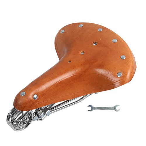 Vintage leather cycle - leather, saddle