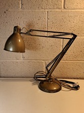 Vintage Edison Gill Anglepoise Office Desk Lamp 1940s Made in Coventry