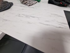 Laminate Worktop white marble effect various lengths