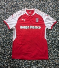 Rotherham United Football Shirt 2017/2018 Home Puma Size Medium