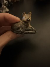 Vintage Wade England Whimsies Dog Ornament Porcelain Figurine