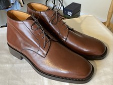 John White Leather Chukka