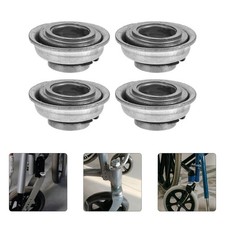  4 Pcs Front Wheel Bearings for Drive Replacement Wheelchair Wheels Walker