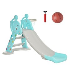 HOMCOM 2 in 1 Kids Slide with