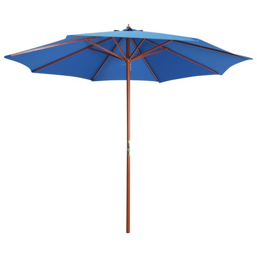 Wooden garden parasol - garden,