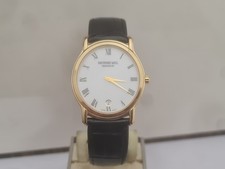 Raymond Weil Tradition. 5571. Oval case, 18ct gold electroplated. VGC. Mens, Uni