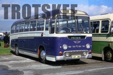 35mm Slide Bingley Kinsley AEC Reliance Duple 147WW Finningley 1974 Original