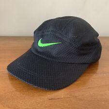 Vintage 1990s Nike Cap Black Tailwind Vented Mesh Baseball Run Golf TN Hat