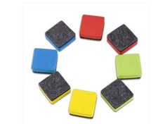 Adboards Magnetic Dry Wipe Whiteboard Eraser Rubber Blue  5cm x 5cm - Single