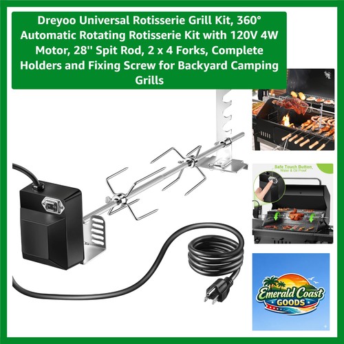 Complete outdoor rotisserie - complete,