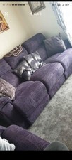 DFS purple 3 Seater