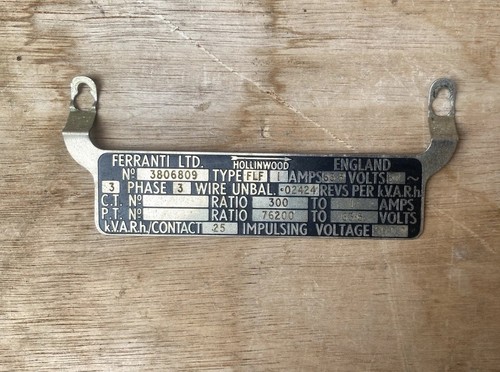 Vintage machine plaque - vintage,