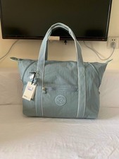 Kipling Large Travel Bag Spacious Tote & Shoulder Bag - Turquoise Green