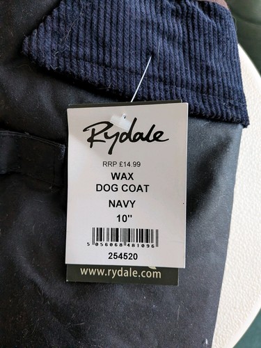 Rydale dog coat small blue - rydale, wax
