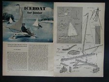 Ice Boat Childs Iceboat 1947