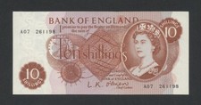 Bank england shillings - of,