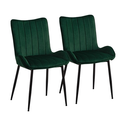 Modern velvet dining chairs - modern,