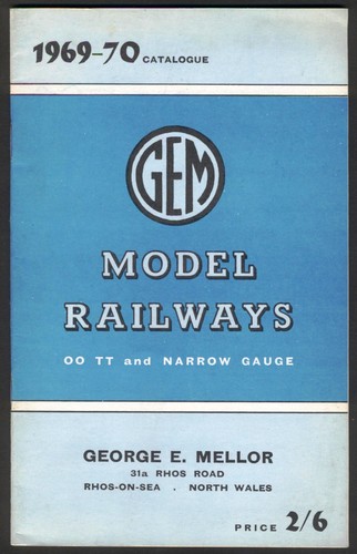 Gem model railways 1969 - model, 1969-70