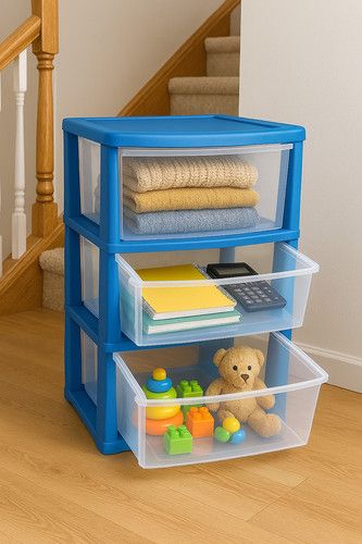 Plastic storage tower - plastic,