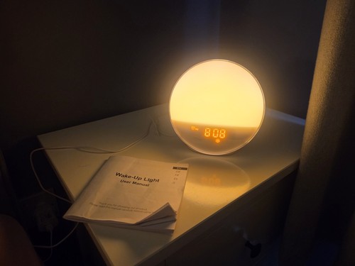 Wakeup light alarm clock - wakeup, with