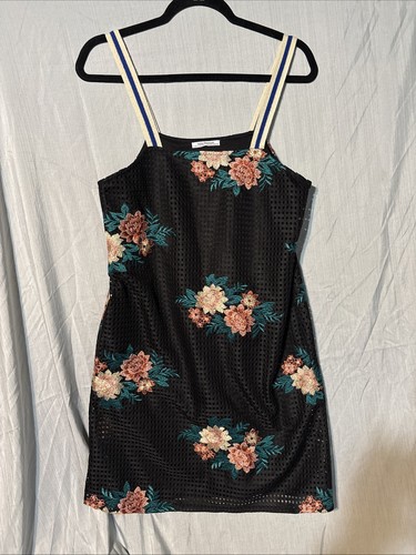 Zara floral black strappy - floral,