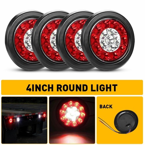 Inch round led work - 4x, light