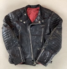 Vintage Leather Biker Jacket