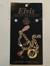 V.RARE: Elvis Charm Bracelet OFFICIAL PRODUCT *ORIGINAL CARD PACKAGING*