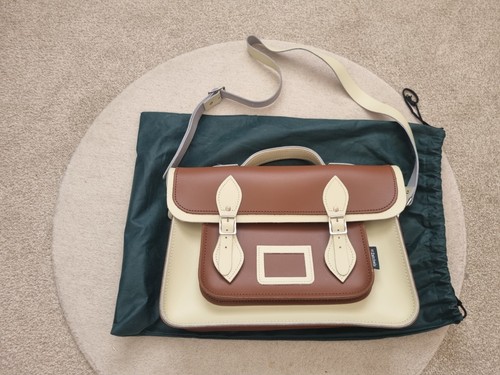 Zatchels satchel brown - 14.5",