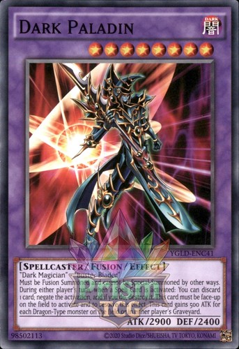 Dark paladin ygld enc41 yugioh - dark,
