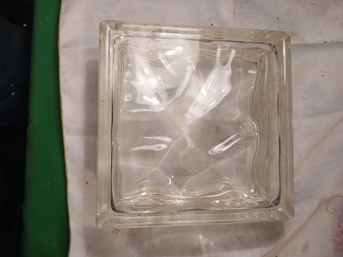 Wavey glass block brick x - wavey,