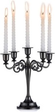 Black Metal Candle Holder