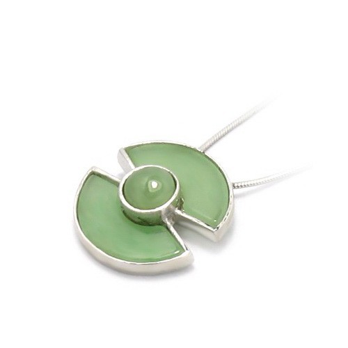 Jade double fan - jade,